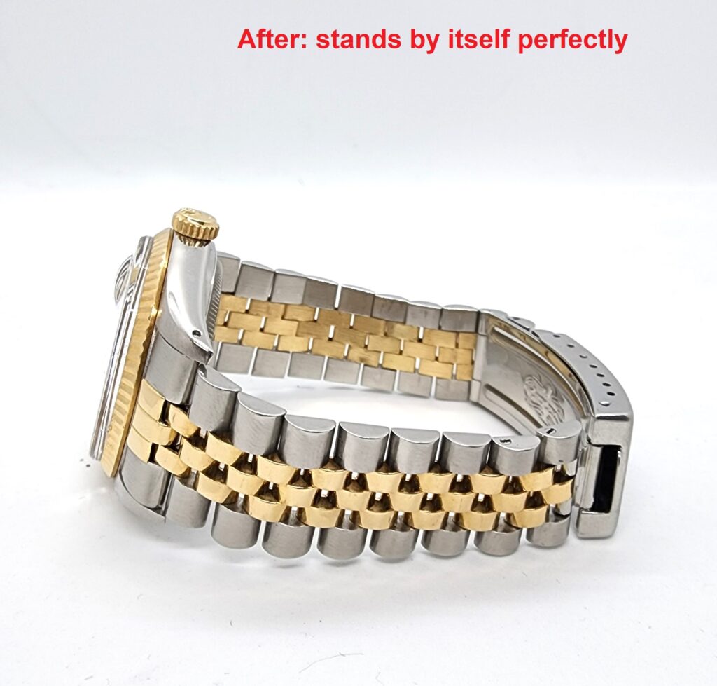 Rolex Jubilee Bracelet Stretch Repair, Fixing, Band Restoration Dixon
