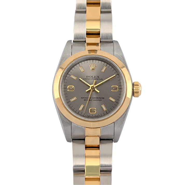 1 Rolex 76183 Lady Oyster Perpetual Two Tone 26mm 1999 Box & Papers