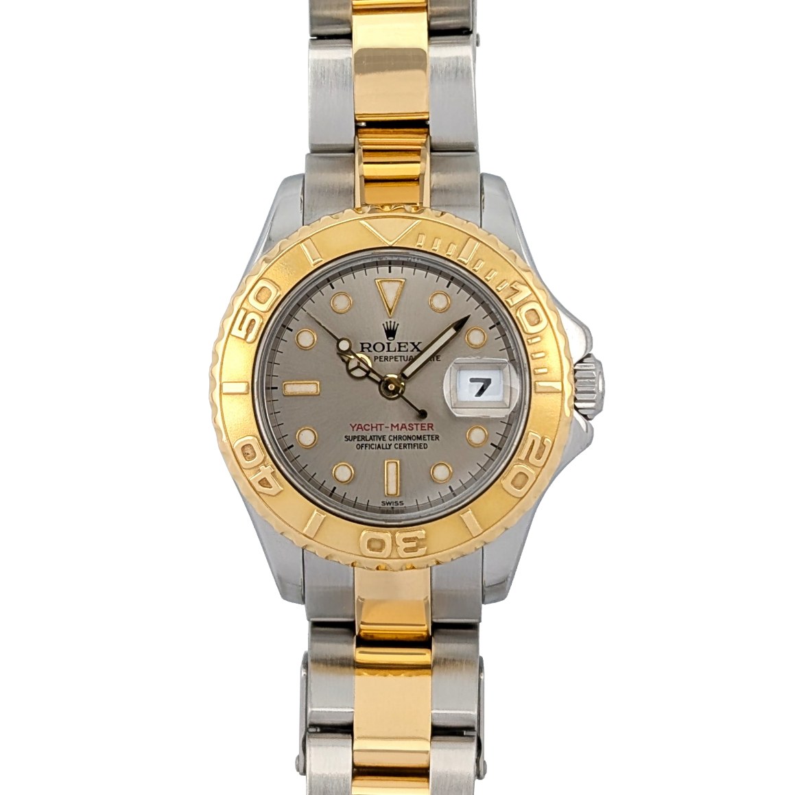 1 Rolex 169623 Yacht-Master Two Tone Slate Dial 29mm 2000 P-Serial(2)