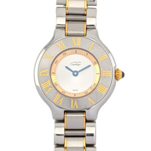 Cartier 1340 21 Must de Cartier Two Tone 28mm 1990s