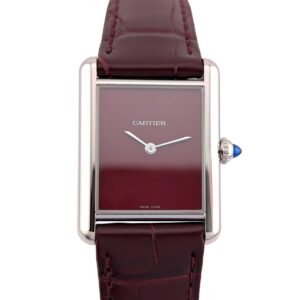 Cartier WSTA0113 Tank Must de Cartier Burgundy 25.5mm 2025 Box & Papers UNWORN