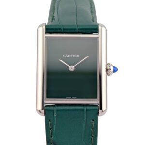 Cartier WSTA0115 Tank Must de Cartier Green 25.5mm 2025 Box & Papers UNWORN