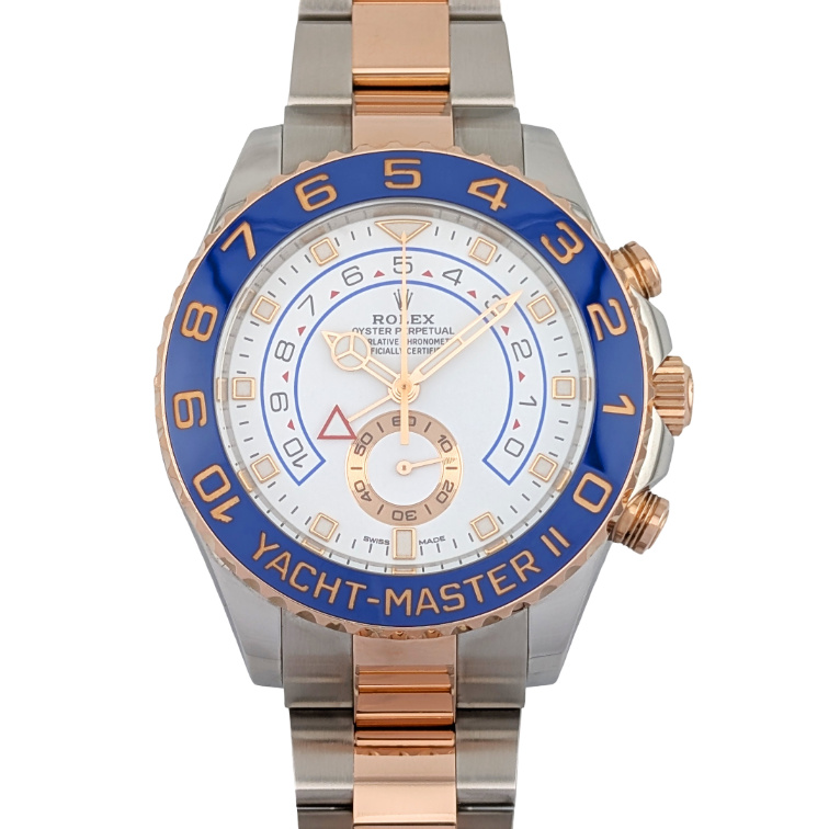 1 Rolex 116681 Yacht-Master II Everose Two Tone 44mm 2020 Box & Papers