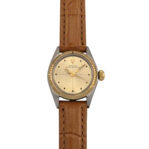 Rolex 6804 Oyster Perpetual Ladies Zephyr Champagne Dial 26mm 1970