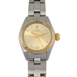 Rolex 6804 Oyster Perpetual Ladies Zephyr Champagne Dial 26mm 1969