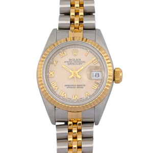 Rolex 69173 Lady-Datejust Cream Roman Dial 26mm 1993 S-Serial