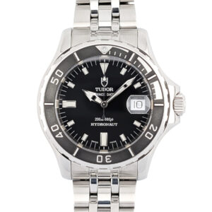 Tudor 89190 Prince Date Hydronaut Black Bezel 40mm 1997