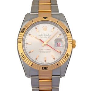 Rolex 116261 Datejust Turn-O-Graph White 36mm 2005 Box & Papers