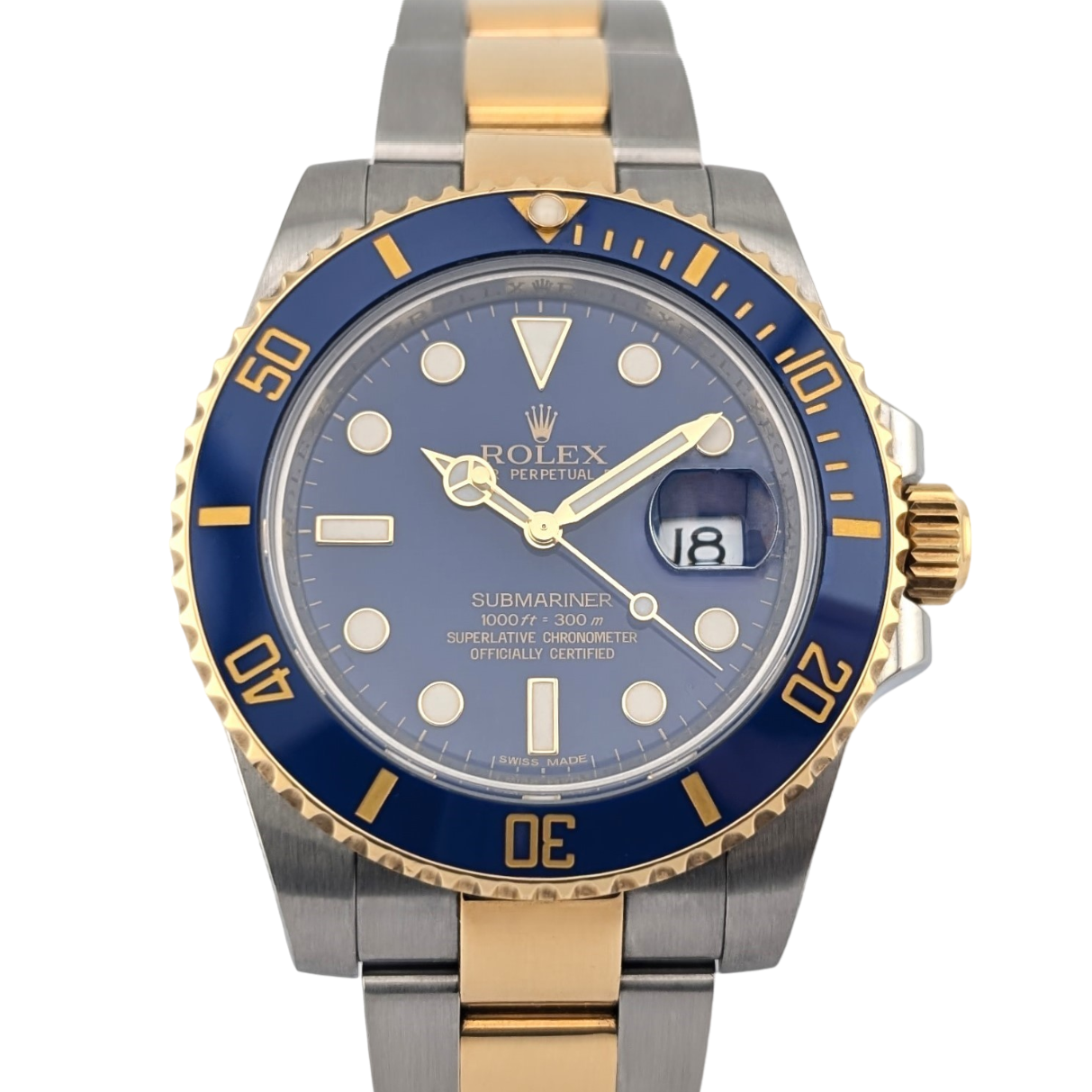 1 Rolex 116613LB Flat Blue