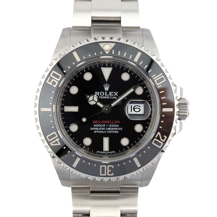 1 Rolex 126600 Sea-Dweller Single Red 43mm 2018 Box & Papers