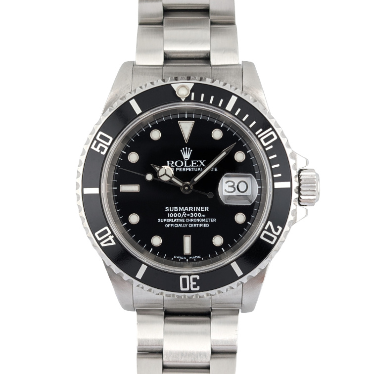1 Rolex 16610 Submariner Date 40mm 2000 Box & Papers