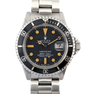 Rolex 1680 Vintage Submariner Date Matte "Pumpkin" Dial 40mm 1974