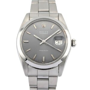 Rolex 6694 OysterDate Precision Stainless Steel Slate Dial 34mm 1974