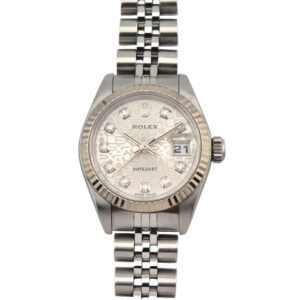 Rolex 79174 Lady-Datejust Diamond Dial 26mm 2004 F Serial Box & RSC