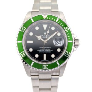 Rolex 16610LV Submariner Date Kermit 40mm 2007 Box & Papers NOS