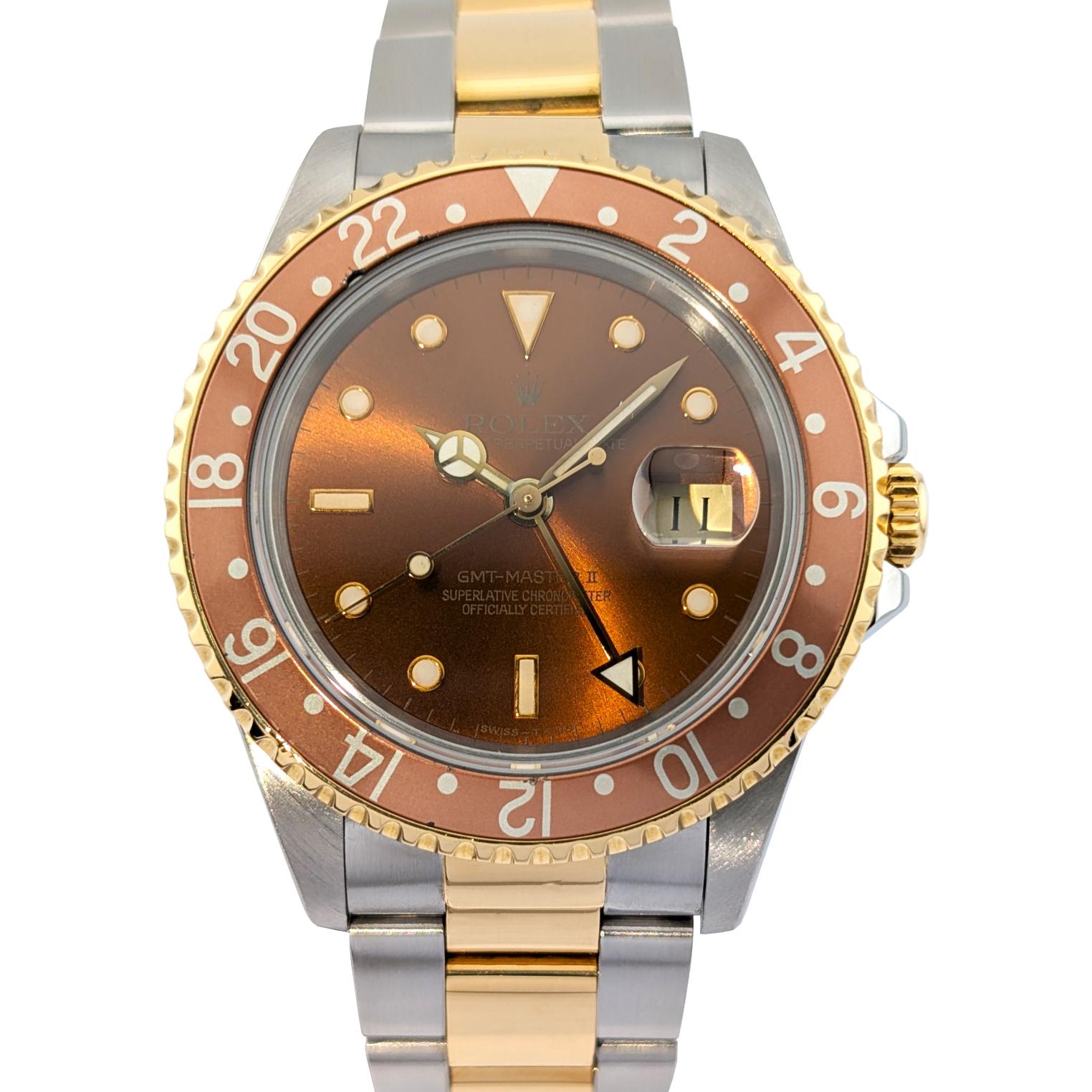 1 Rolex 16713 GMT Master II Tigers Eye 40mm 1989 L-Serial