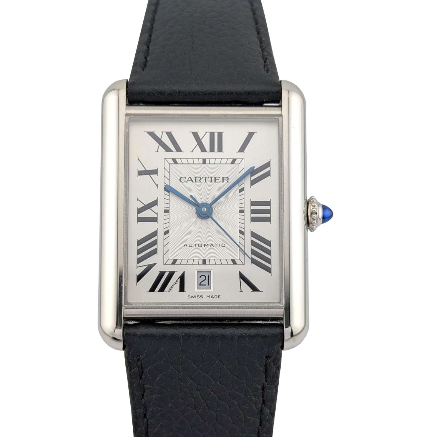 1 Cartier WSTA0040 Tank Must XL Steel 31mm 2023 Box & Papers