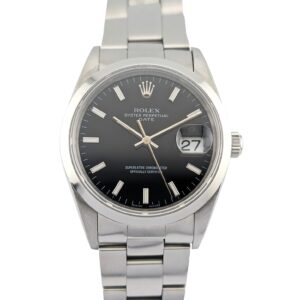 Rolex 15200 Oyster Perpetual Date Black Dial 34mm 2000 P-Serial