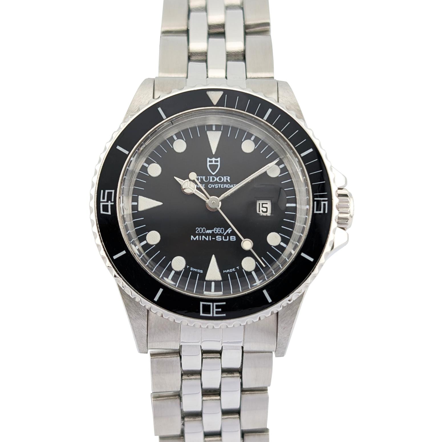 1 Tudor 73090 Submariner Mini-Sub Black Dial 33mm ~1990