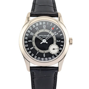 Patek Philippe 6006G Calatrava Black Dial 39mm 2019 Box & Papers