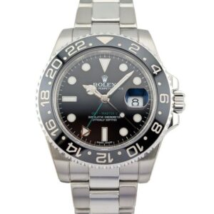 Rolex 116710LN GMT-Master II Black Bezel 40mm 2013 Box & Papers