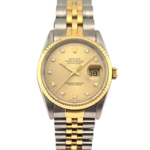 Rolex 16233G Datejust 36 Two Tone Diamond Dial 36mm 1991