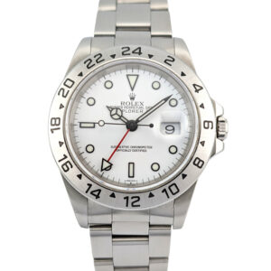 Rolex 16570 Explorer II Polar White Dial 40mm 1999 Box & Papers