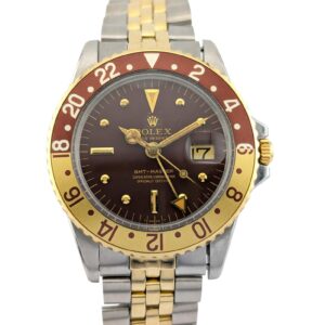 Rolex 1675 GMT-Master Two Tone Rootbeer Nipple Dial 40mm 1968