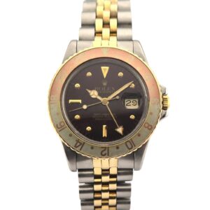 Rolex 16753 GMT-Master Two-Tone Root Beer "Nipple Dial" 40mm 1979