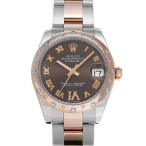 Rolex 178341 Datejust 31 Two Tone Everose Chocolate Dial 31mm 2012