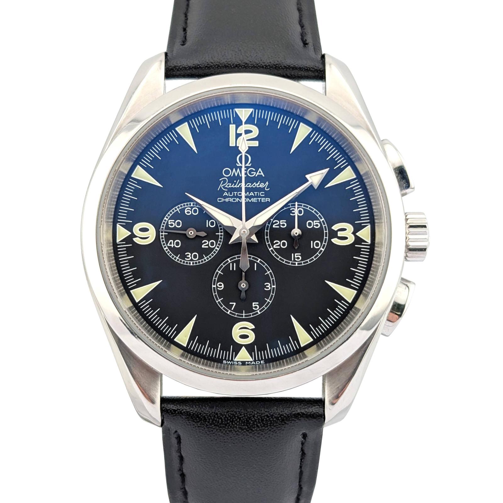 1 Omega 2812.52.37 Aqua Terra Railmaster 42.2mm 2006 Box & Papers