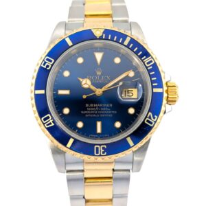 Rolex 16613 Submariner Date Two Tone Bluesy 40mm 1994 Box & Papers S-Serial