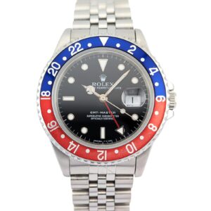 Rolex 16700 GMT-Master Pepsi on Jubilee 40mm 1991 X-Serial