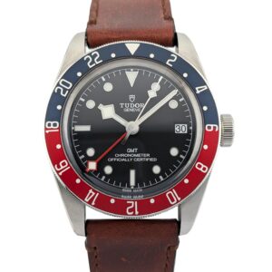 Tudor 79830RB Black Bay GMT Pepsi on Leather 41mm 2022 Box & Papers