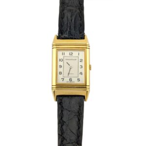 Jaeger-LeCoultre 140.106.1 18k Yellow Gold Lady Reverso 15mm 1980s Box & Papers