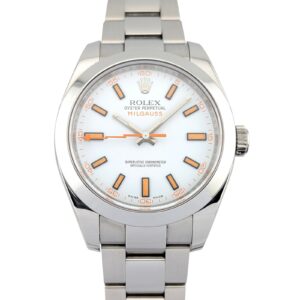 Rolex 116400 Milgauss White Dial 40mm 2012 Box & Papers V-Serial