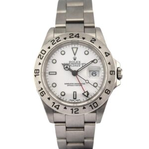Rolex 16570 Explorer II Polar Dial 40mm 2000 P Serial