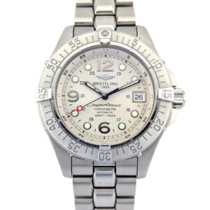 Breitling A17360 SuperOcean Ivory Dial 42mm 2004 Box & Papers