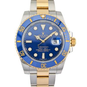 Rolex 116613LB Submariner Date Flat Bluesy 40mm 2010 Box & Papers V-Serial