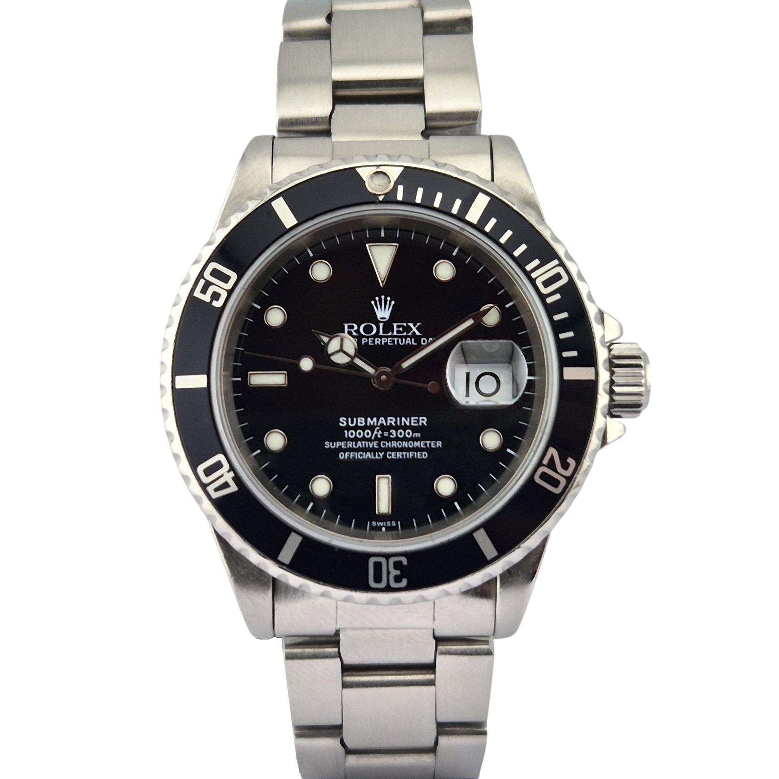 Rolex 16610 Submariner Date Swiss Only 40mm 1999 A Serial