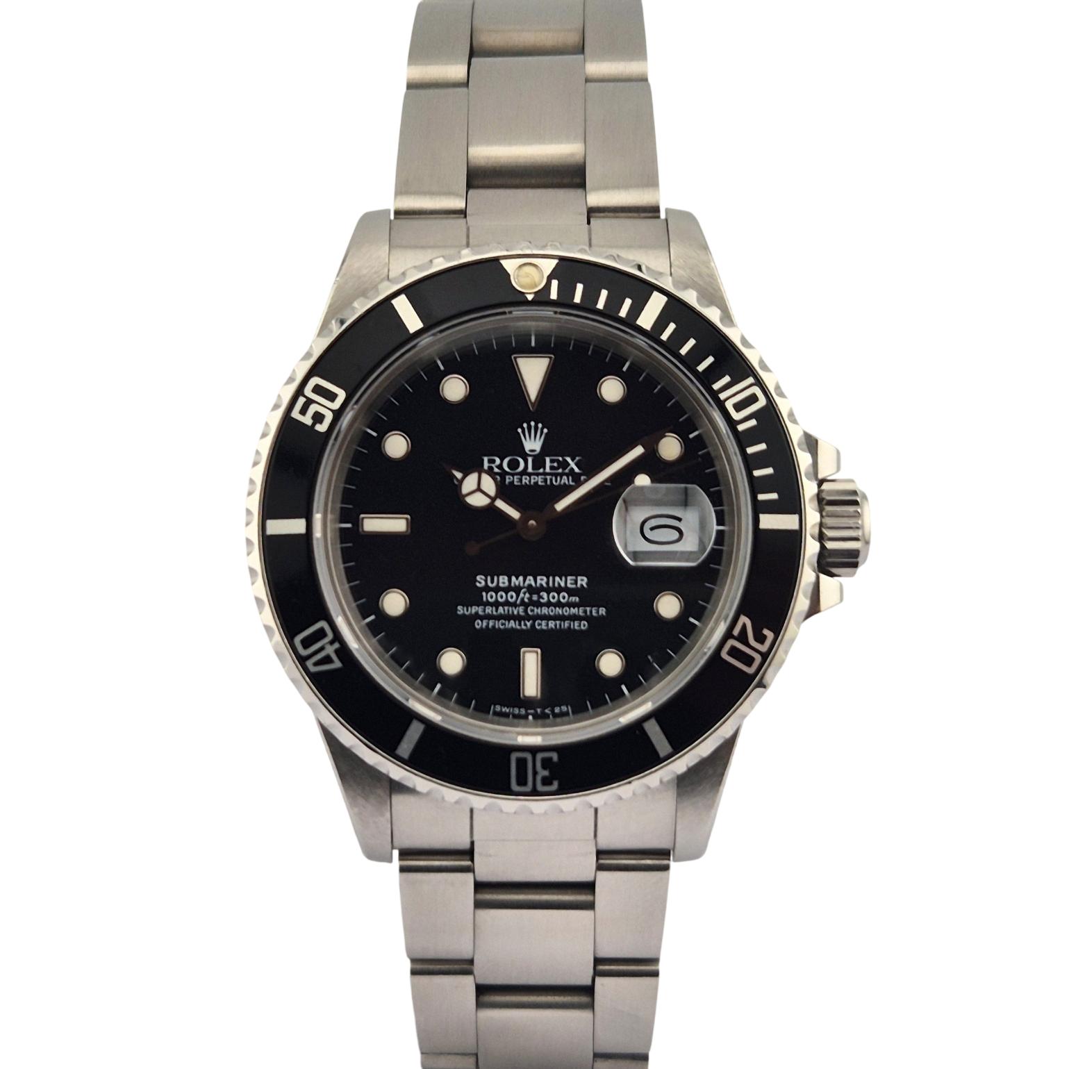 Rolex 168000 Submariner Date Triple Zero 40mm 1988 R-Serial.