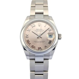 Rolex 178240 Datejust Stainless Steel Pink Roman Dial 31mm 2020s