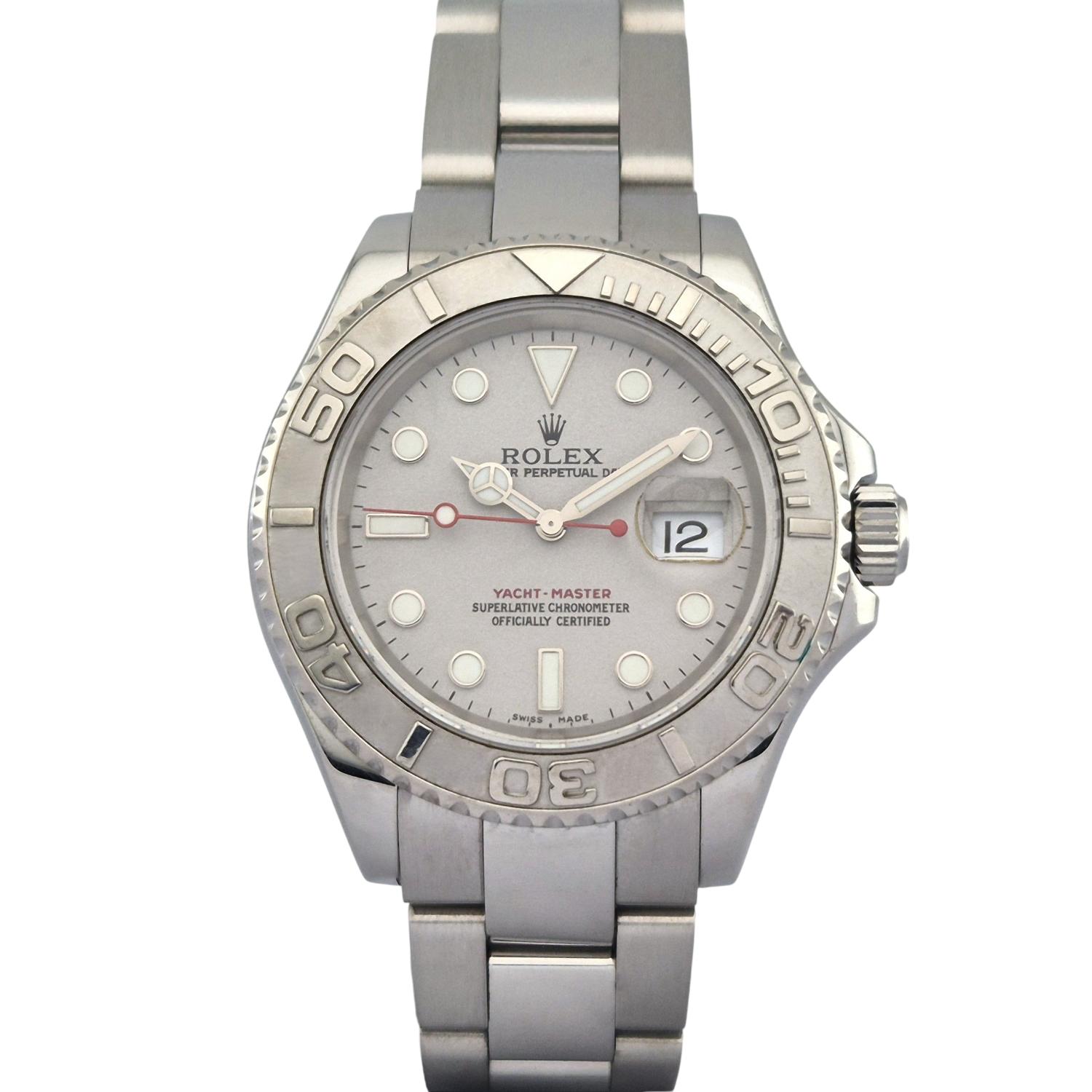 Rolex 16622 Yacht-Master Platinum Dial 40mm 2004 F Serial