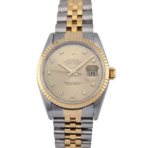 Rolex 16233G Datejust 36 Diamond Dial 36mm 1995