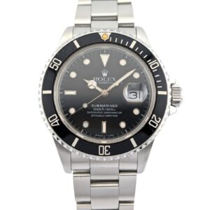 Rolex 168000 Submariner Date Triple Zero 40mm 1988 Box & Papers R-Serial