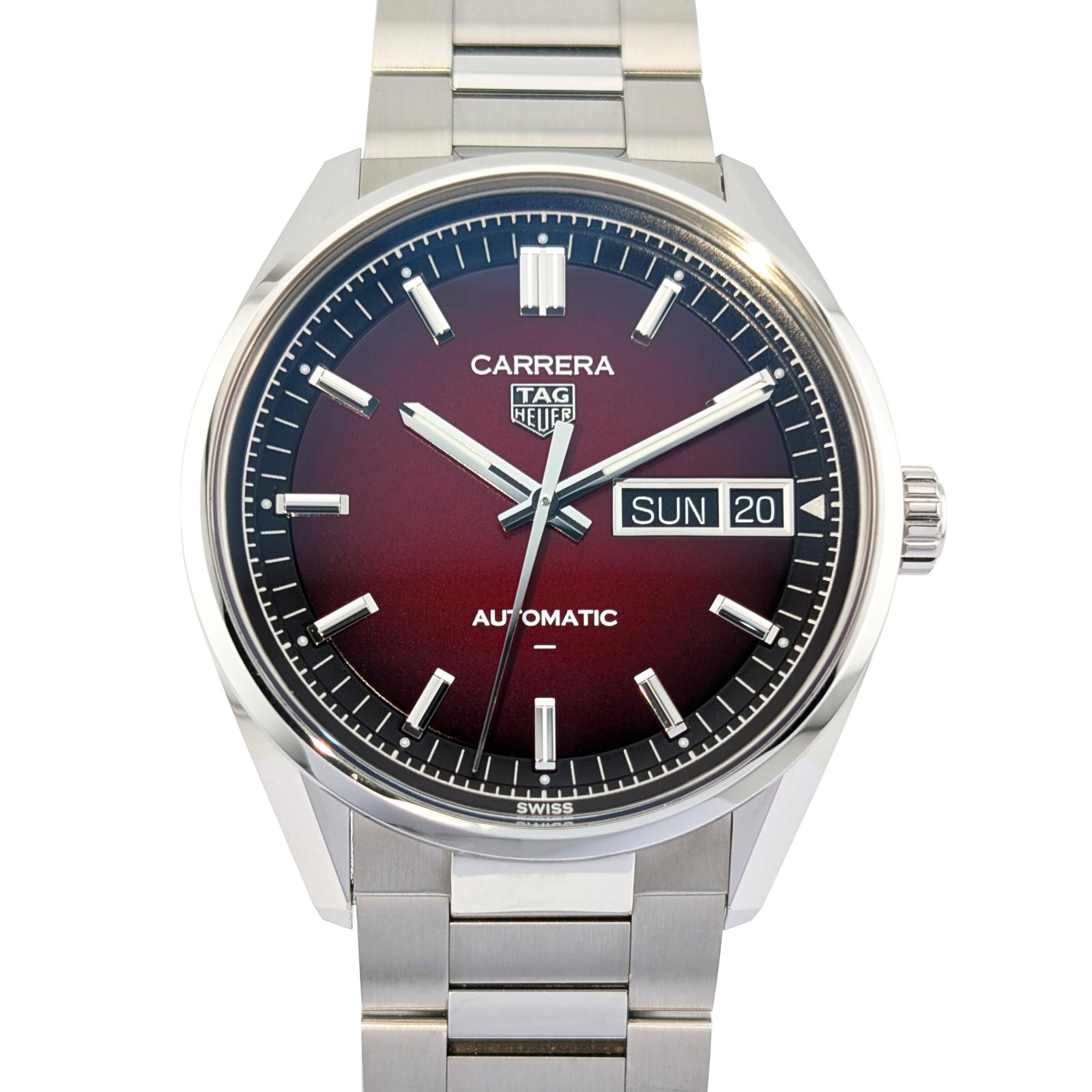 Tag Heuer WDA2113.BA0043 Carrera Day-Date Burgundy 41mm 2025 Box Papers