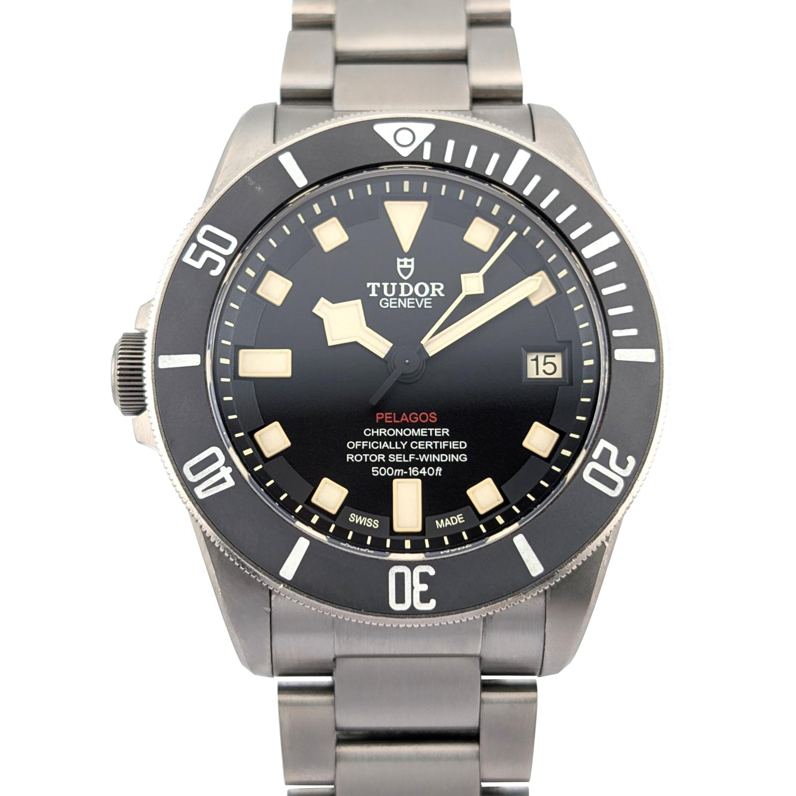1 Tudor 25610TNL Pelagos Black Titanium LHD 42mm 2017 Box & Papers